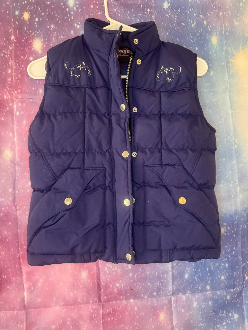 Girls cowgirl hardware vest